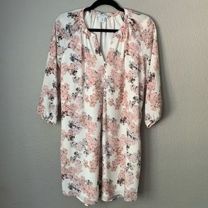 Floral Shirt Dress